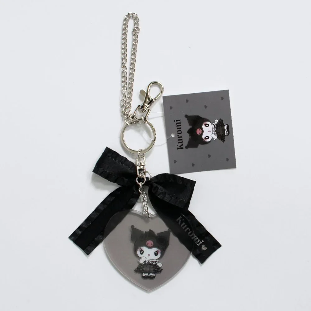 Sanrio Kuromi Acrylic Heart Bow Bag Charm Secret Melokuro